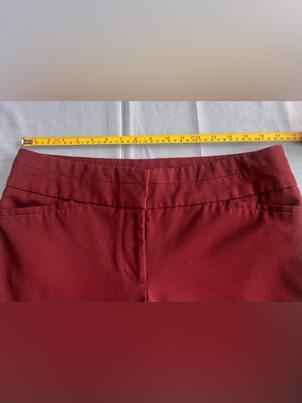 Worthington Modern Fit
Burgundy Trousers Pants Sz 12
Mid Rise Workwear - Picture 4 of 7